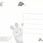 Maus - Postkarte Schnee - Elefant
