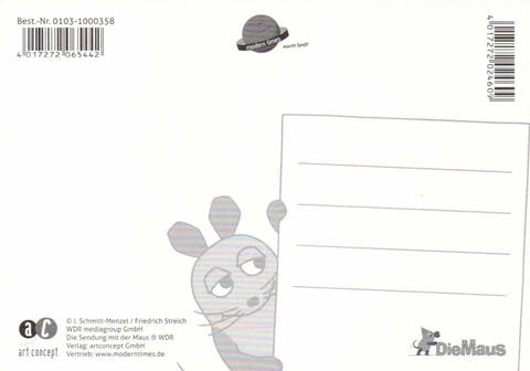 Maus - Postkarte Tschuldigung...