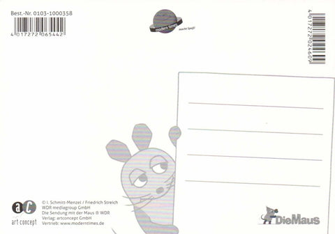 Maus - Postkarte Tschuldigung...