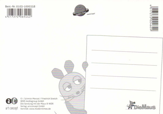 Maus - Postkarte Tschuldigung...