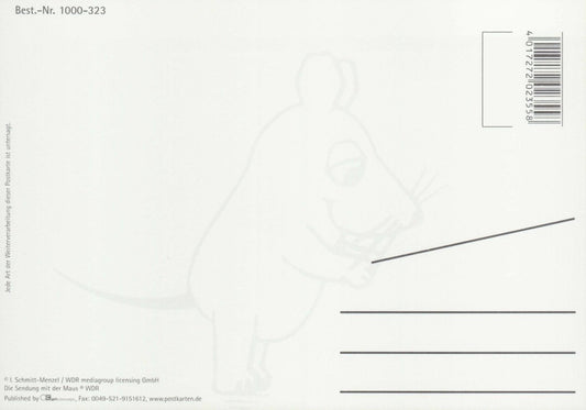 Maus - Postkarte zum Geburtstag Teil 2