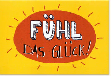 Motivations - Grußkarte - Farbenfrohe Karte für Glücksmomente, Positivität & Lebensfreude - Festliche Grußkarten zum Freude Schenken