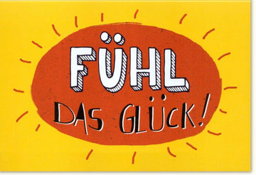 Motivations - Grußkarte - Farbenfrohe Karte für Glücksmomente, Positivität & Lebensfreude - Festliche Grußkarten zum Freude Schenken