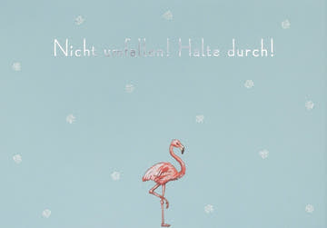 Motivationskarte Cityproducts: Bleib standhaft! Gib nicht auf!