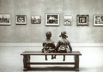 Nostalgische Kunst - Postkarte - Schwarz - Weiß Museum Fotografie, Retro - Sammlerstück für Kunstliebhaber, Bildungs - Dekor und Inneneinrichtung