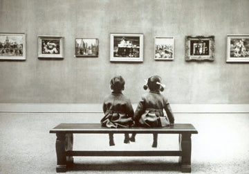 Nostalgische Kunst - Postkarte - Schwarz - Weiß Museum Fotografie, Retro - Sammlerstück für Kunstliebhaber, Bildungs - Dekor und Inneneinrichtung