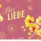 Orchideen - Glückwunschkarte - Elegante, farbenfrohe Grußkarte für jeden Anlass, handschriftliche Botschaft möglich, floral gestaltet