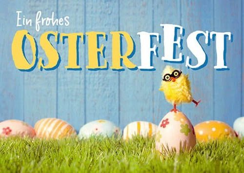 Osterkarte Kultura: Fröhliche Grüße zum Osterfest senden