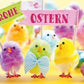 Osterkarte mit Küken & Bunten Eiern - Fröhliche Frühlingsgrüße, Festliche Dekoration, Familienfreude und Traditionelles Präsent