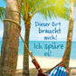 Postkarte Abschied - Dieser Ort ruft nach mir, ich fühle es!