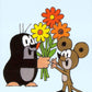 Postkarte für Kinder Der kleine Maulwurf Ich wünsche Dir alles Gute