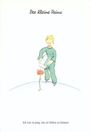 Postkarte Geburtstag Der Kleine Prinz für Kinder mit liebevollem Motiv und Zitat Postkarte für besondere Anlässe Kindergeburtstag