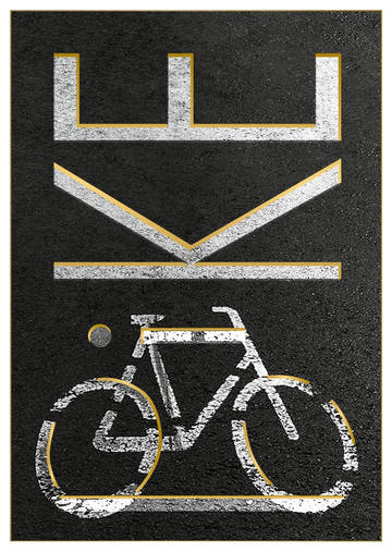 Postkarte I Like Bike Fahrrad modern urban Design coole Postkarte für den bestandenen Fahrradführerschein originelle Geschenkidee