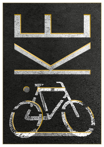 Postkarte I Like Bike Fahrrad modern urban Design coole Postkarte für den bestandenen Fahrradführerschein originelle Geschenkidee