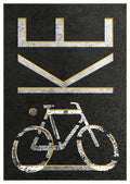 Postkarte I Like Bike Fahrrad modern urban Design coole Postkarte für den bestandenen Fahrradführerschein originelle Geschenkidee