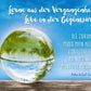 Postkarte Lebensweisheit: Inspiration aus der Vergangenheit, im Jetzt leben
