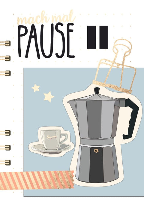 Postkarte mit inspirierendem Spruch: Gönn dir eine Auszeit