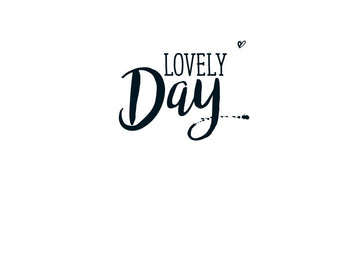 Postkarte mit inspirierendem Spruch - Lovely Day für besondere Momente