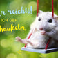 Postkarte mit Spruch: "Mir reicht's, ich geh jetzt schaukeln" – humorvolle Botschaft für jede Gelegenheit