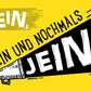 Postkarte mit Sprüchen: Jaein, jaein und nochmals jaein – Ein humorvoller Gruß für unentschlossene Momente