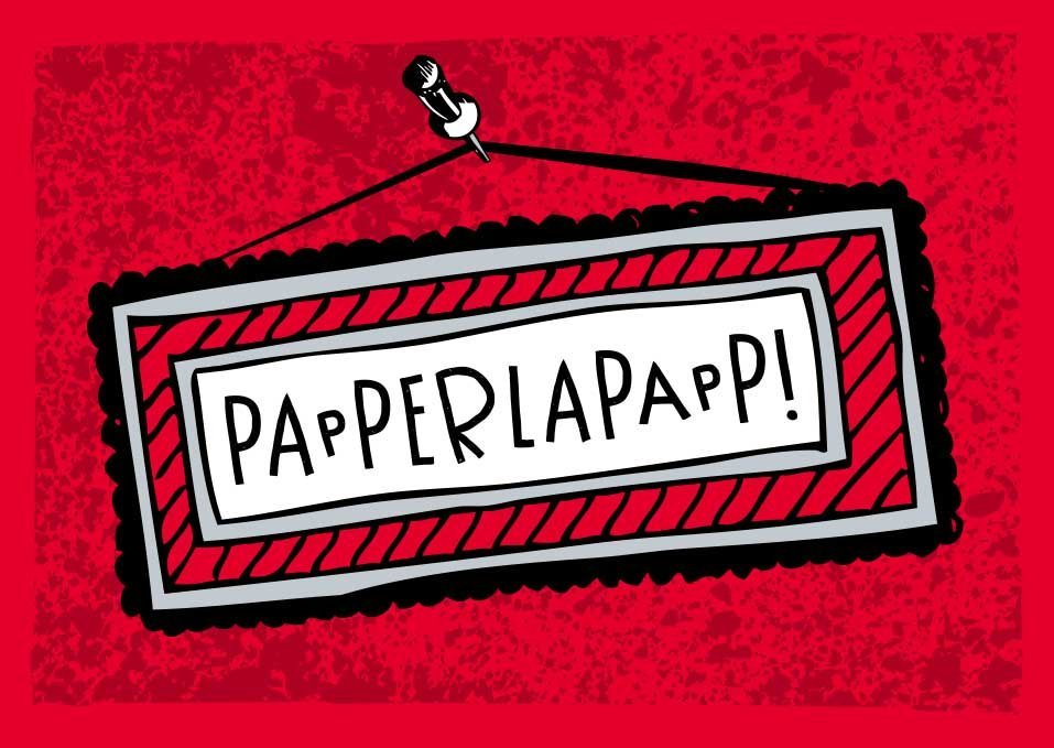 Postkarte mit Sprüchen: Papperlapapp für jeden Anlass