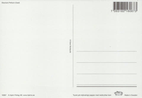 Postkarte Pettersson und Findus Angeln