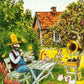 Postkarte Pettersson und Findus Im Garten
