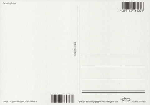 Postkarte Pettersson und Findus Pettson