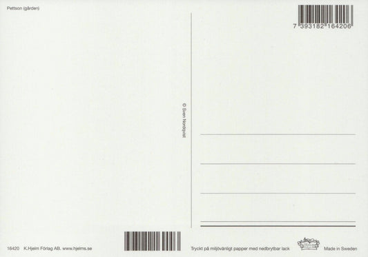 Postkarte Pettersson und Findus Pettson
