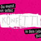 Postkarte Sprüche: Bring Farbe in dein Leben mit einem Hauch von Konfetti!
