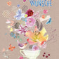 Postkarte Sprüche: Illustration Tasse mit herzlichen Wünschen für jeden Anlass