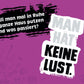 Postkarte Sprüche: In Ruhe das Haus putzen und dann das – Chaos bricht aus!