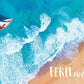 Postkarte Sprüche: Sehnsucht nach der Ferne - Urlaubsstimmung für Zuhause