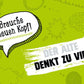 Postkarte Sprüche - Witzige Grüße, Gelb - Grün Design, Kreatives Geschenk zum Entspannen & Nachdenken