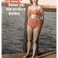 Postkarte Urlaub - Retro Frau im Badeanzug, Humorvoller Spruch, Vintage Flair, Entspannung am Strand