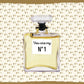 Romantische Postkarte für Parfüm - Liebhaber – Elegantes Design mit "You are my No 1" Botschaft