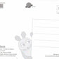 schöne Maus - Postkarte Fröhliche Weihnachten