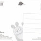 schöne Maus - Postkarte Herzlichen Glückwunsch