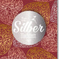 Silberhochzeit Glückwunschkarte mit Herzdesign - Romantische Karte für Jubiläumsfeier zur Silbernen Hochzeit, Elegantes Design