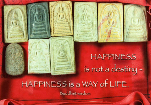 Spirituelle Postkarte – Inspirierende Buddha - Zitate für Achtsamkeit & Lebensfreude