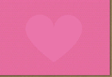 Valentinstag Grußkarte Herzmotiv - Romantische DIY Karte in Rosa/Pink, Elegant für Partner als persönlicher Liebesbeweis