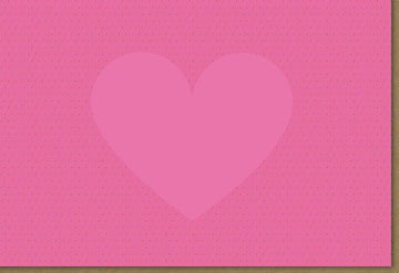 Valentinstag Grußkarte Herzmotiv - Romantische DIY Karte in Rosa/Pink, Elegant für Partner als persönlicher Liebesbeweis