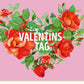 Valentinstagskarte für Verliebte: Romantische Rosen & Herzen, Ausdruck der Zuneigung, Perfektes Geschenk für Paare
