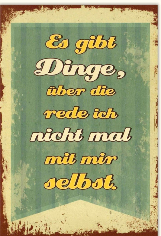Vintage Grußkarte mit Humor: Nostalgische Postkarte als Deko & Sammlerstück, Perfektes Geschenk