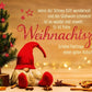 Weihnachtsgrußkarte - Festliche Grüße mit Schneelandschaft, Tannenbaum & Wichtel für besinnliche Feiertage