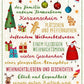 Weihnachtsgrußkarte - Festliche Tannenbaum & Kerzenschein Illustration, Herzliche Grüße für Familie, Gemütlichkeit mit Plätzchen & Glühwein, Frohes Neues Jahr