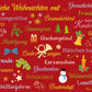 Weihnachtsgrußkarte - "Frohe Festtage" mit Schneegestöber, Tannenduft & Glühwein - Besinnliche Grüße für Liebe und Frieden