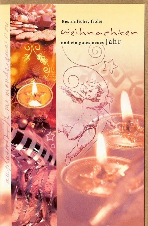 Weihnachtsgrußkarte für besinnliche und frohe Festtage
