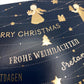 Weihnachtskarten Set Frohe Weihnachten 12 hochwertige Grußkarten mit Goldfolie und Umschlägen