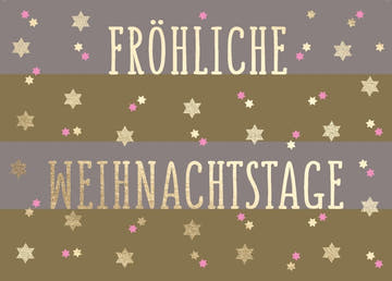 Weihnachtspostkarte - Besinnliche Grüße für die Festtage